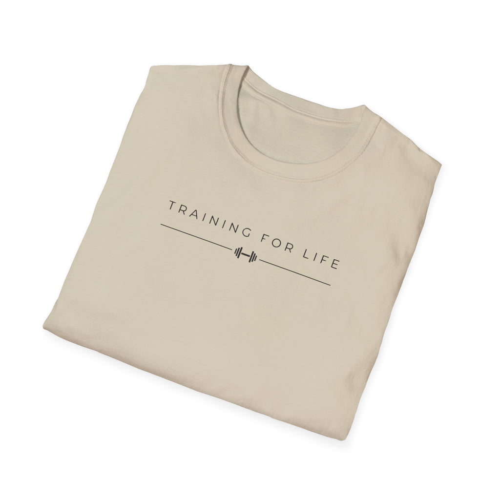Training for life Barbell T-Shirt