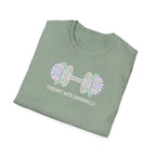 Therapy with Dumbbells Dark versionT-Shirt