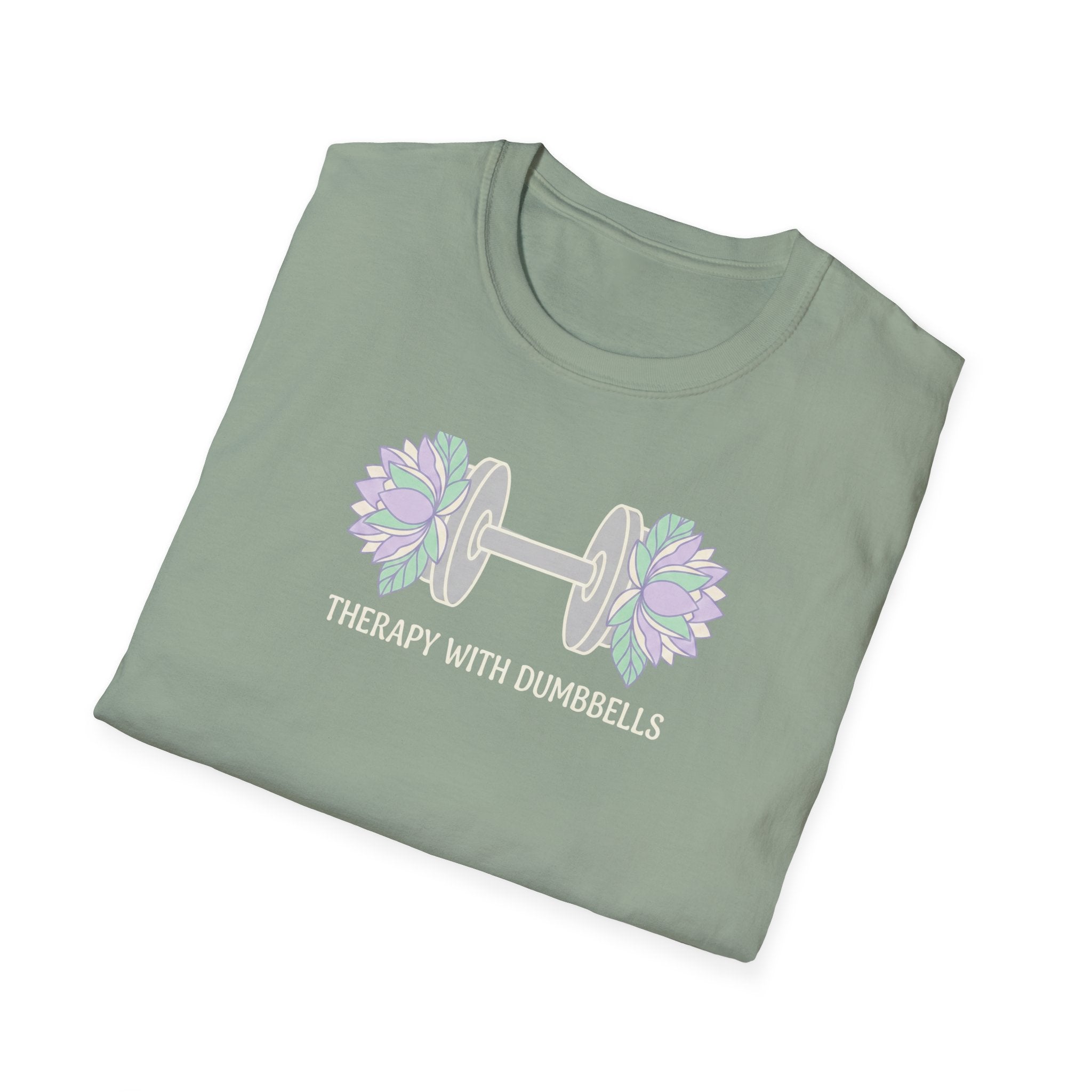 Therapy with Dumbbells Dark versionT-Shirt