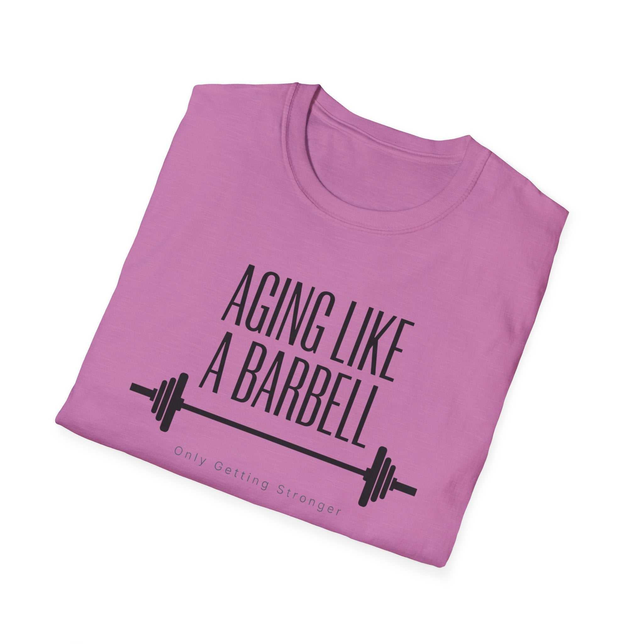 Aging Like a Barbell T-Shirt 1