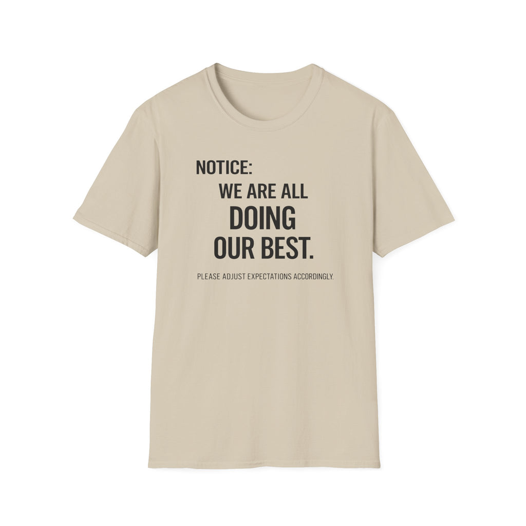 We are doing our best light T-Shirt