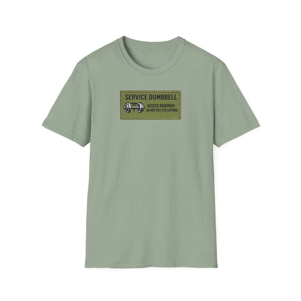 Service Dumbbell patch T-Shirt