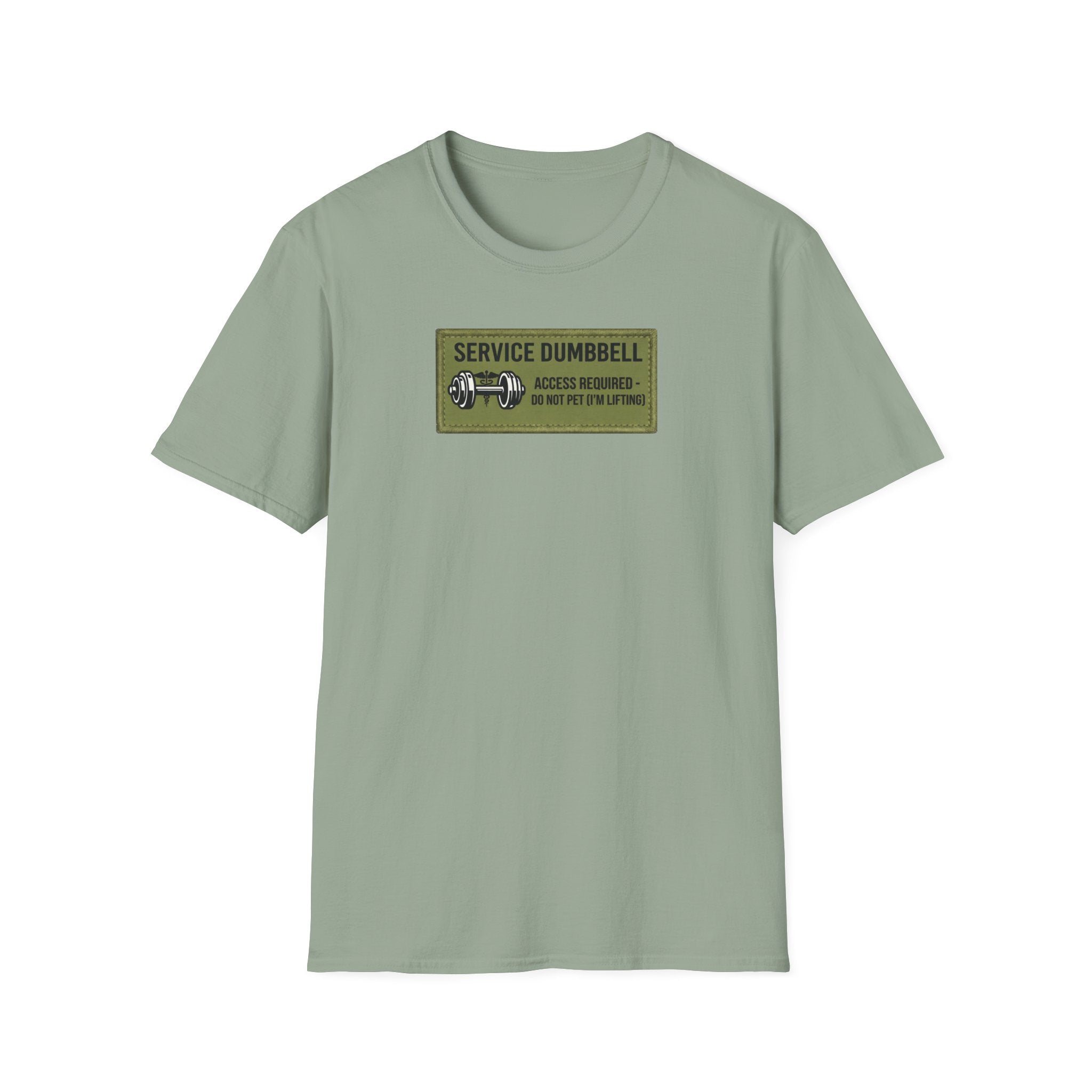 Service Dumbbell patch T-Shirt