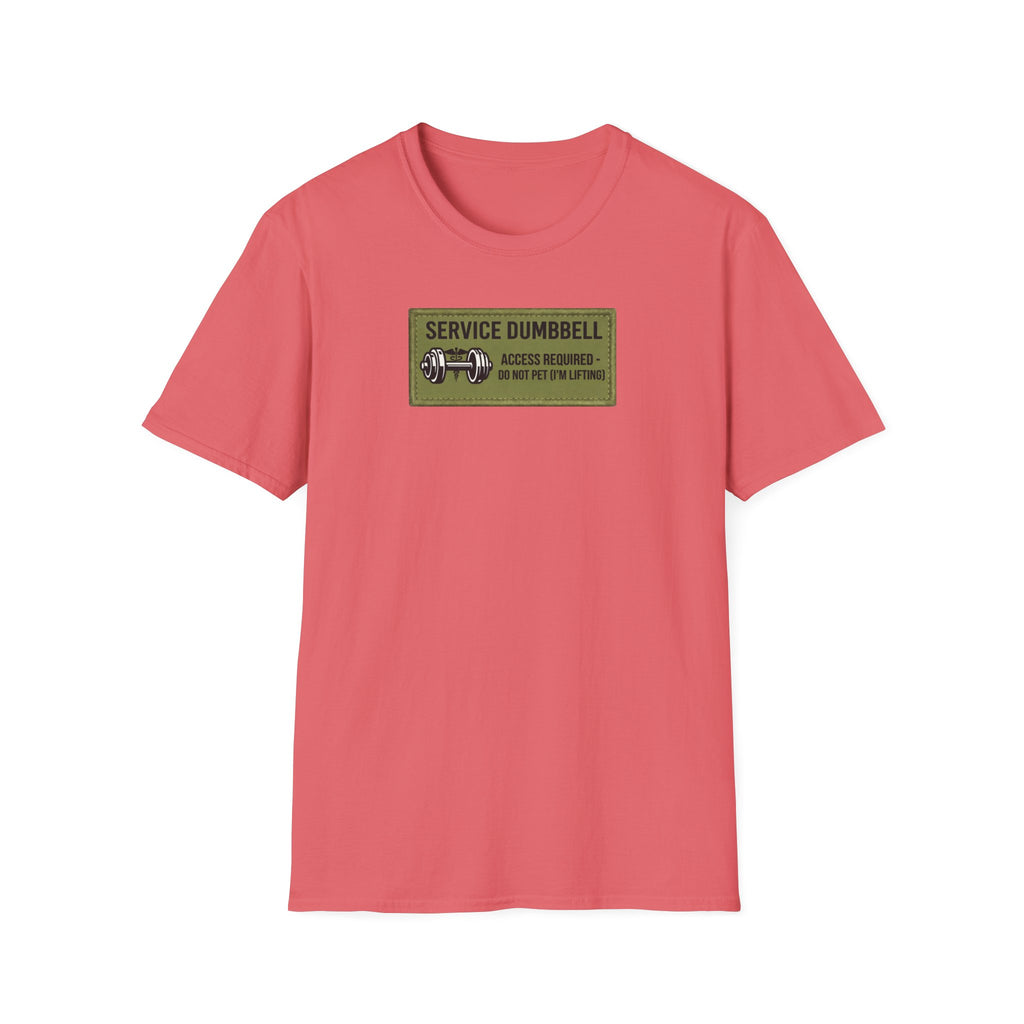 Service Dumbbell patch T-Shirt