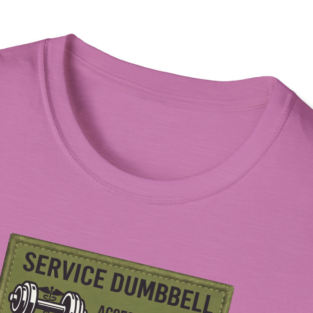 Service Dumbbell patch T-Shirt