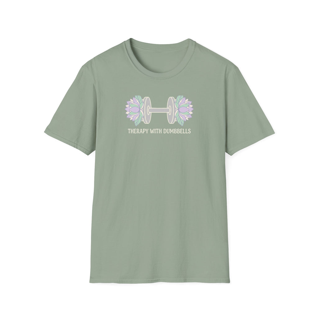 Therapy with Dumbbells Dark versionT-Shirt