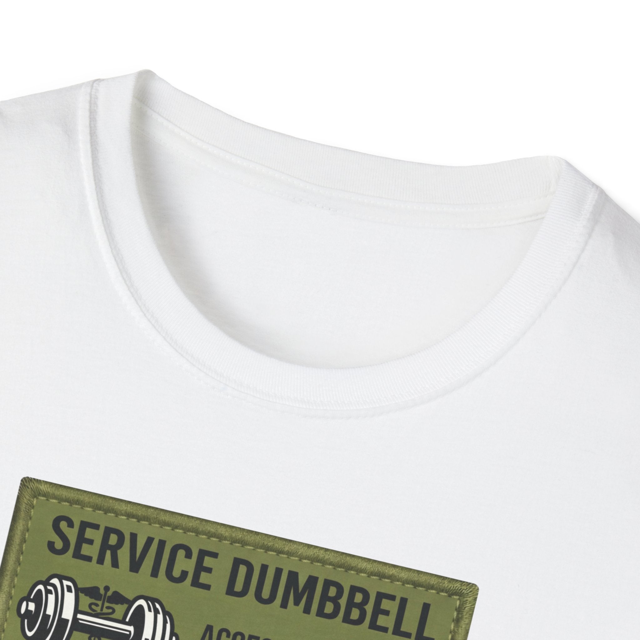 Service Dumbbell patch T-Shirt