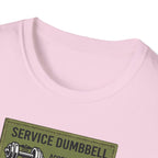 Service Dumbbell patch T-Shirt