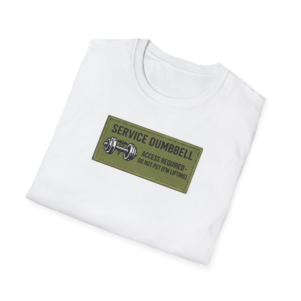 Service Dumbbell patch T-Shirt
