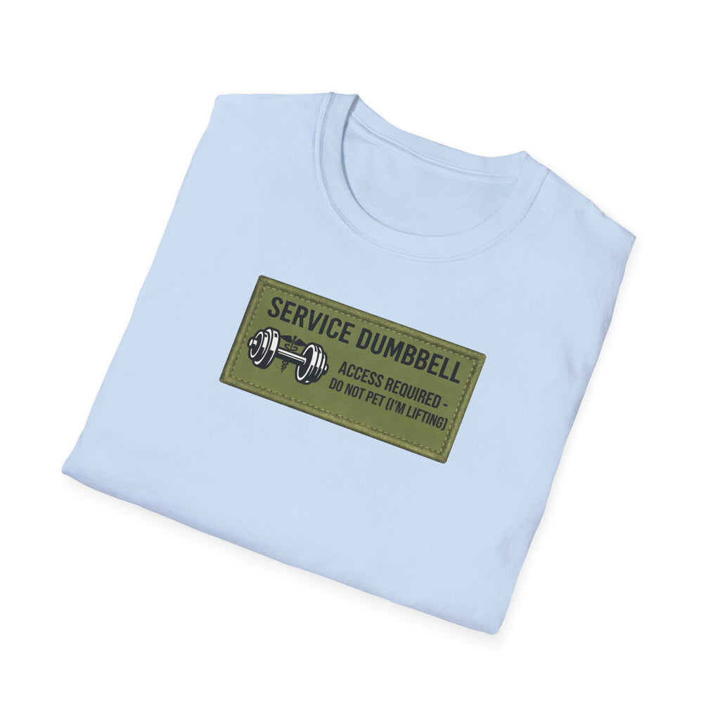 Service Dumbbell patch T-Shirt