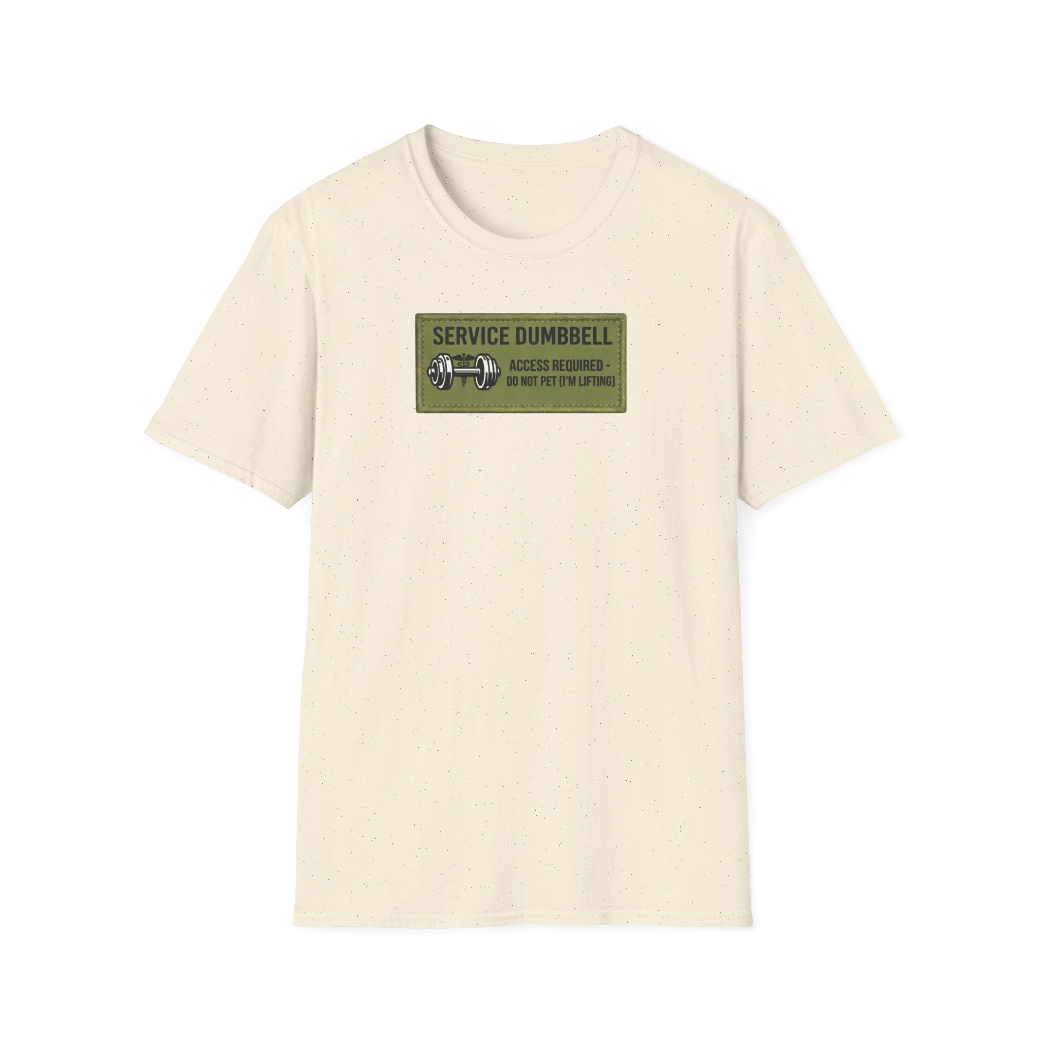 Service Dumbbell patch T-Shirt