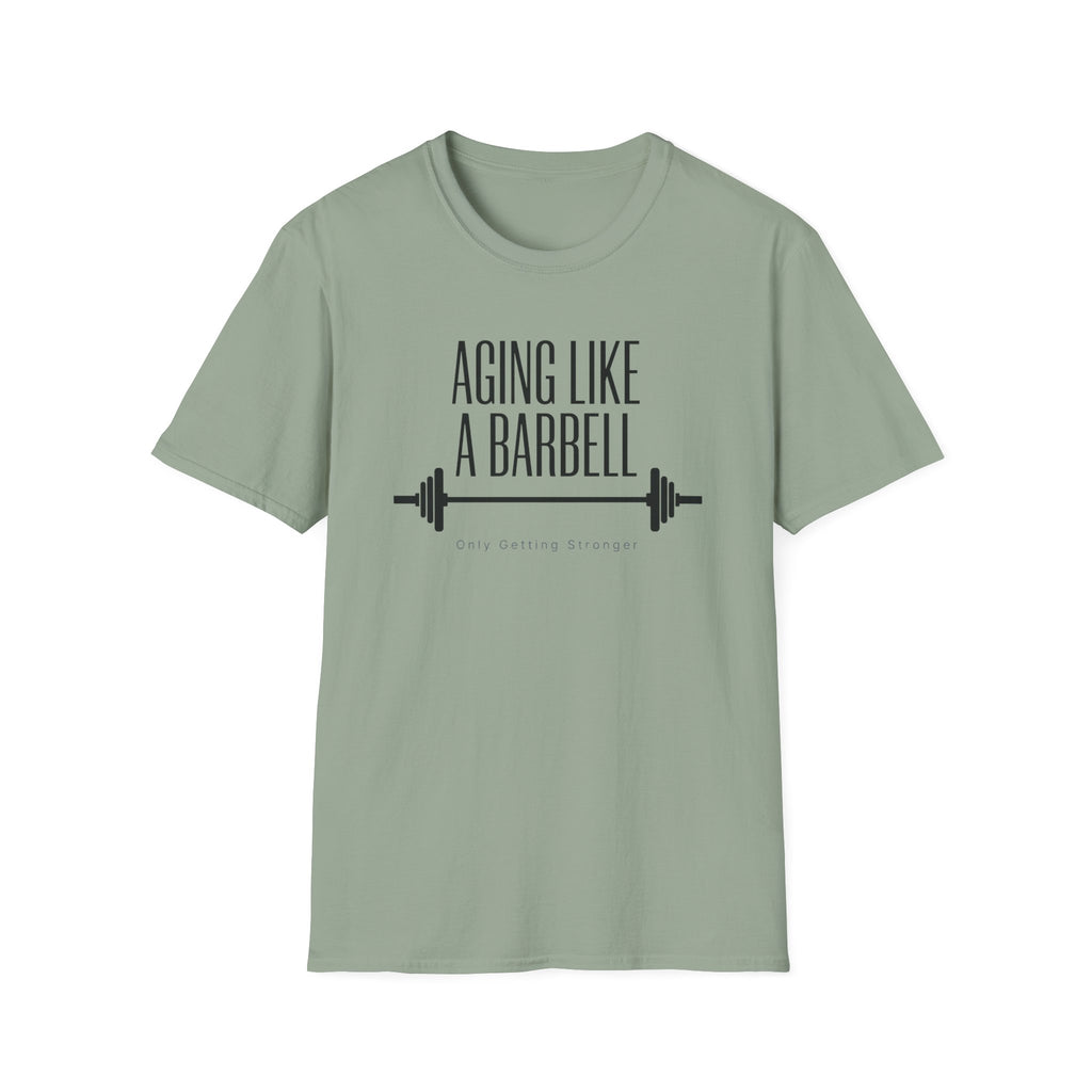 Aging Like a Barbell T-Shirt 1