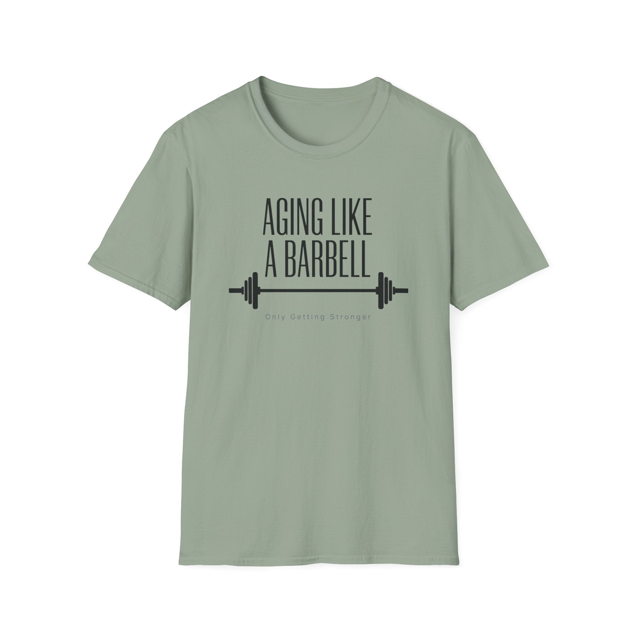 Aging Like a Barbell T-Shirt 1