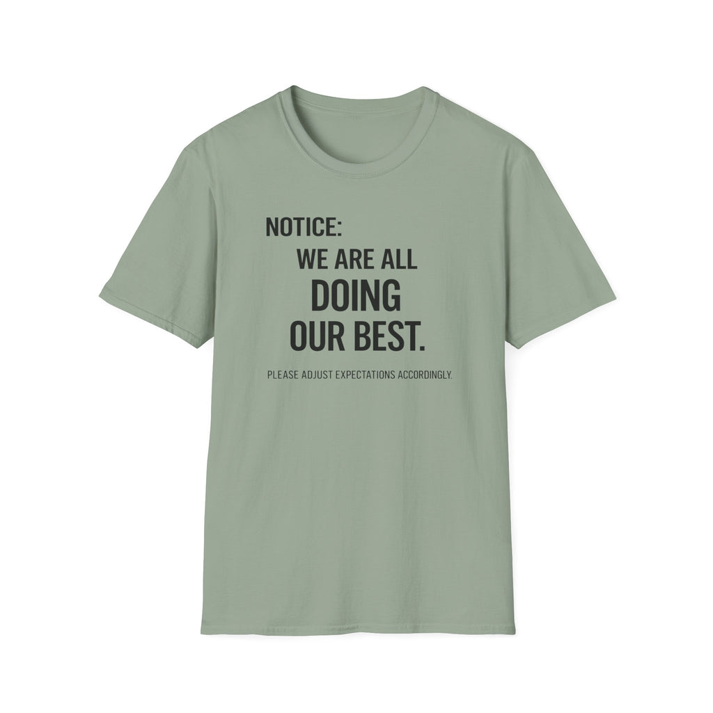 We are doing our best light T-Shirt