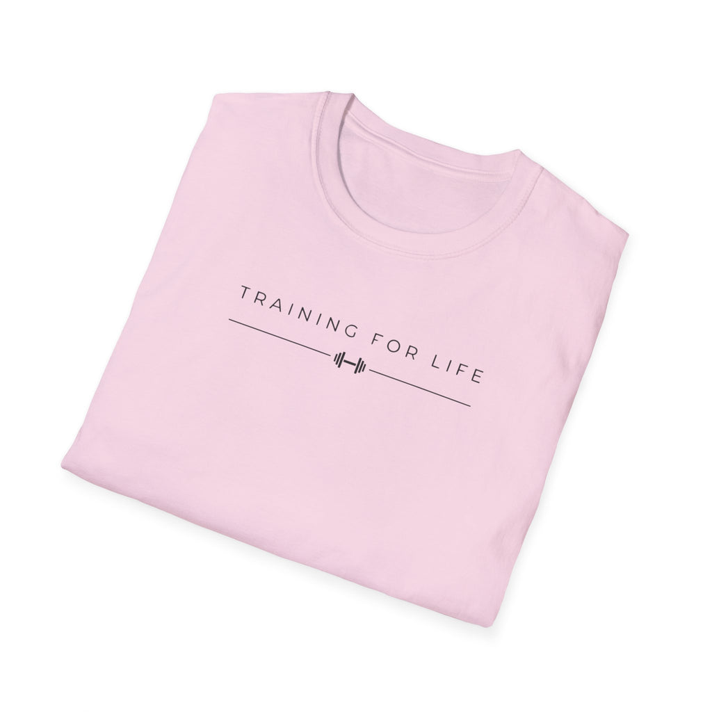 Training for life Barbell T-Shirt
