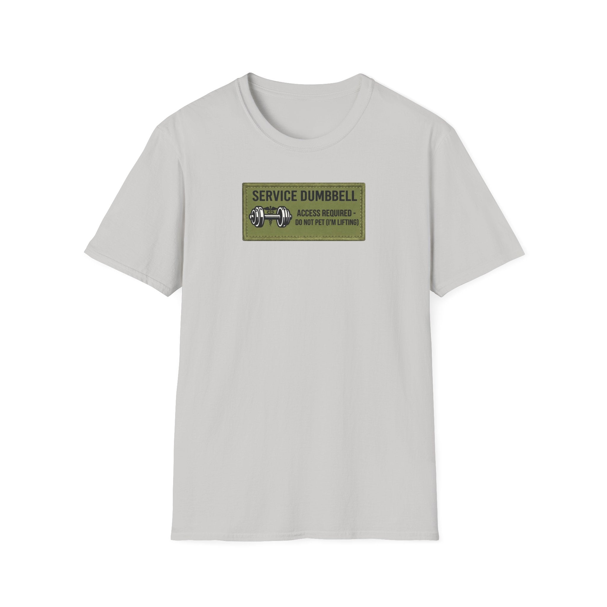 Service Dumbbell patch T-Shirt