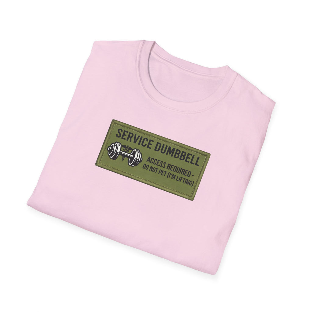 Service Dumbbell patch T-Shirt