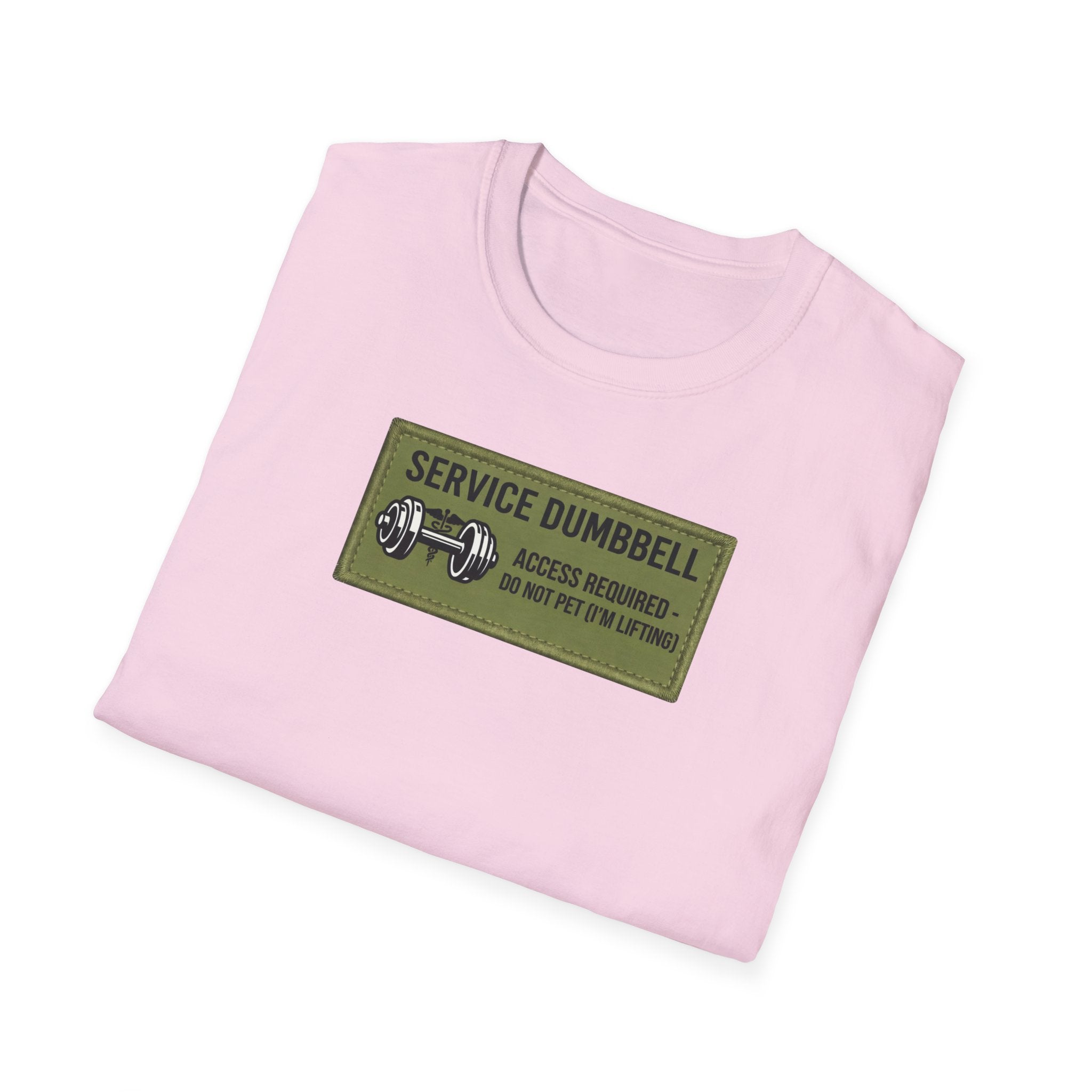 Service Dumbbell patch T-Shirt