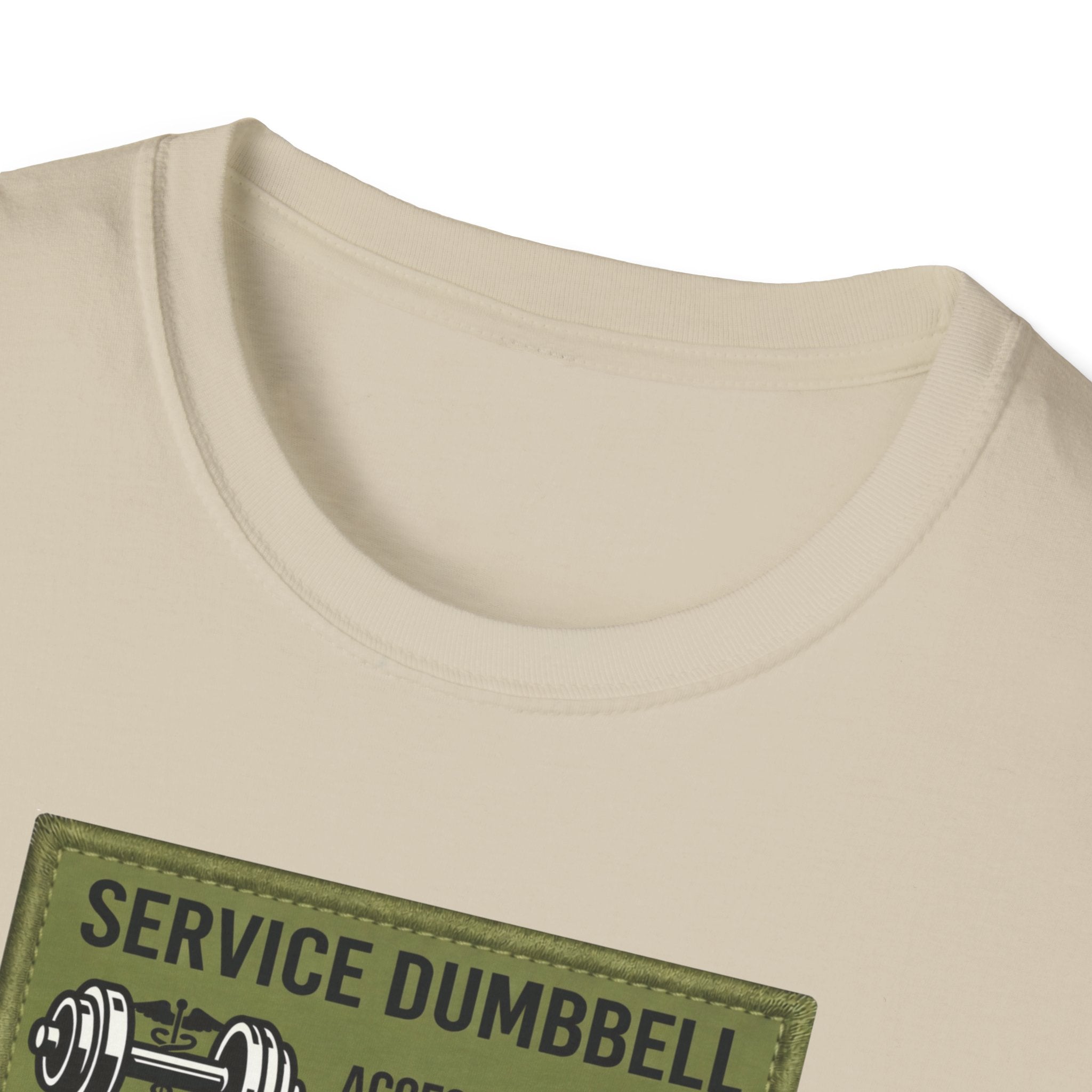 Service Dumbbell patch T-Shirt