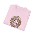 Aging like a Barbell crest logo t-shirt