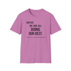 We are doing our best light T-Shirt