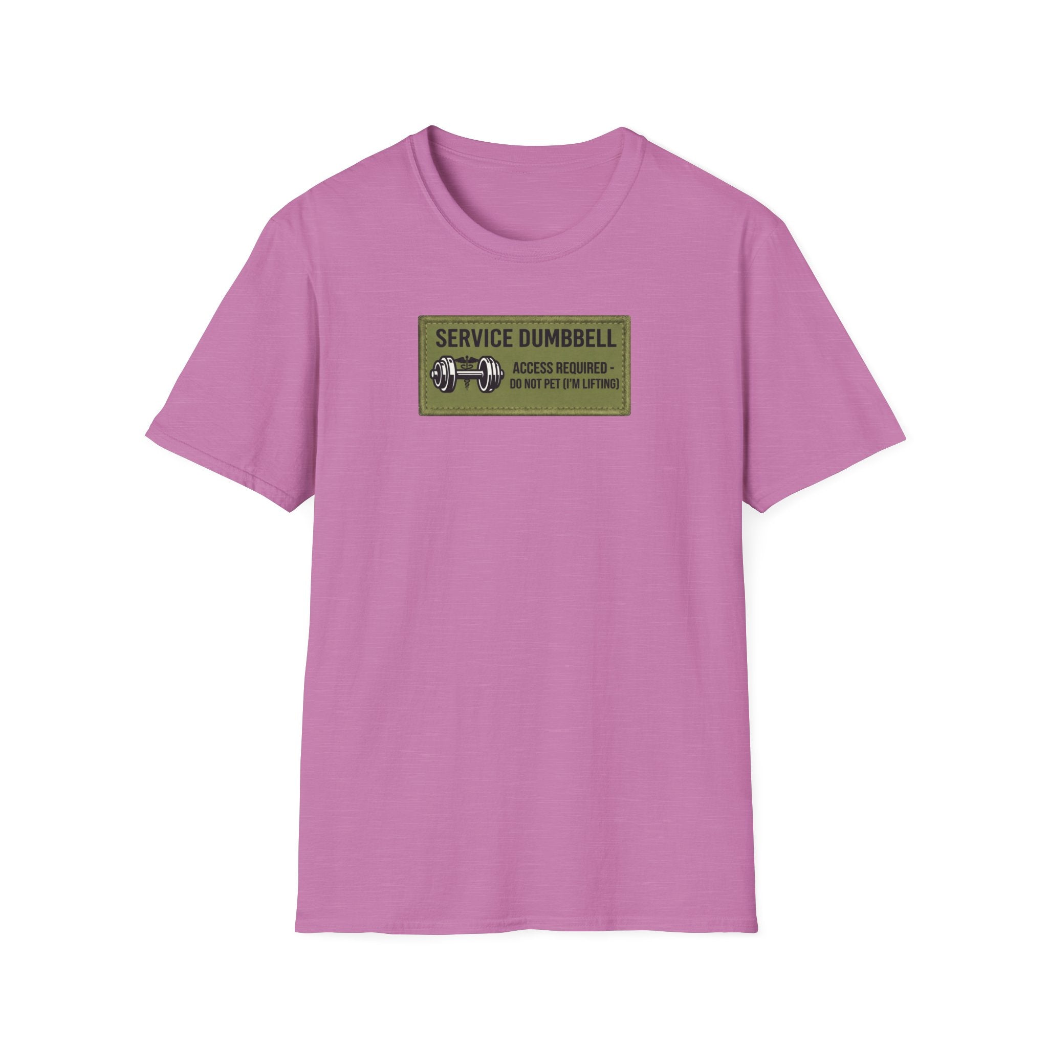 Service Dumbbell patch T-Shirt