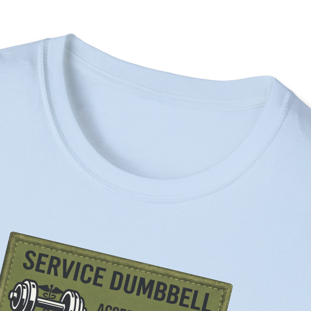 Service Dumbbell patch T-Shirt