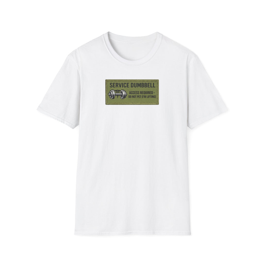 Service Dumbbell patch T-Shirt