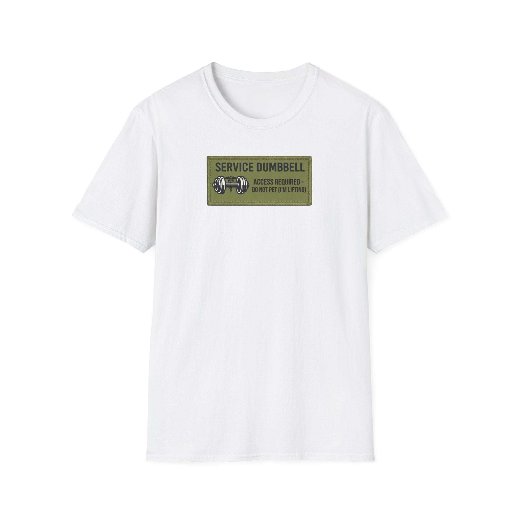 Service Dumbbell patch T-Shirt