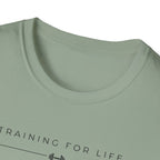 Training for life Barbell T-Shirt