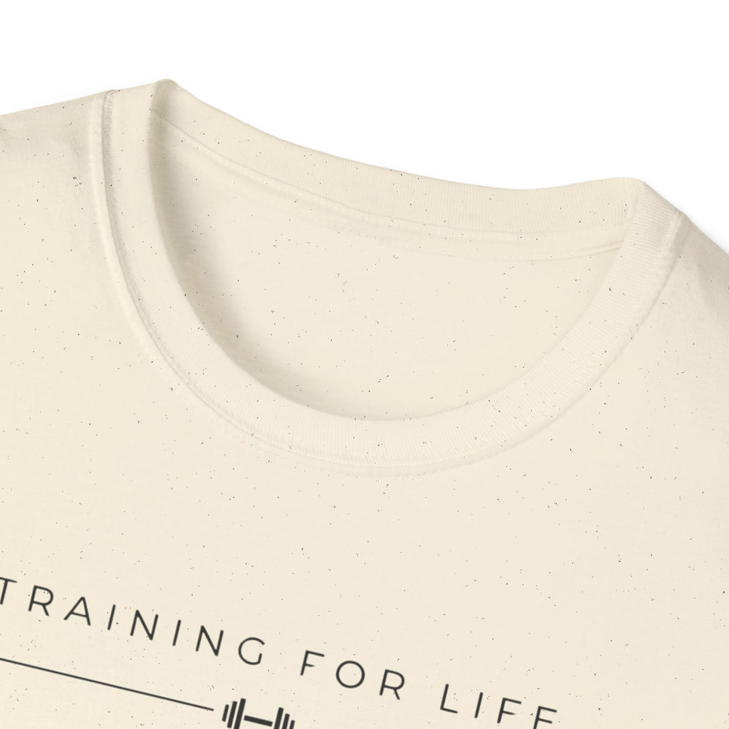 Training for life Barbell T-Shirt