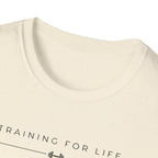 Training for life Barbell T-Shirt