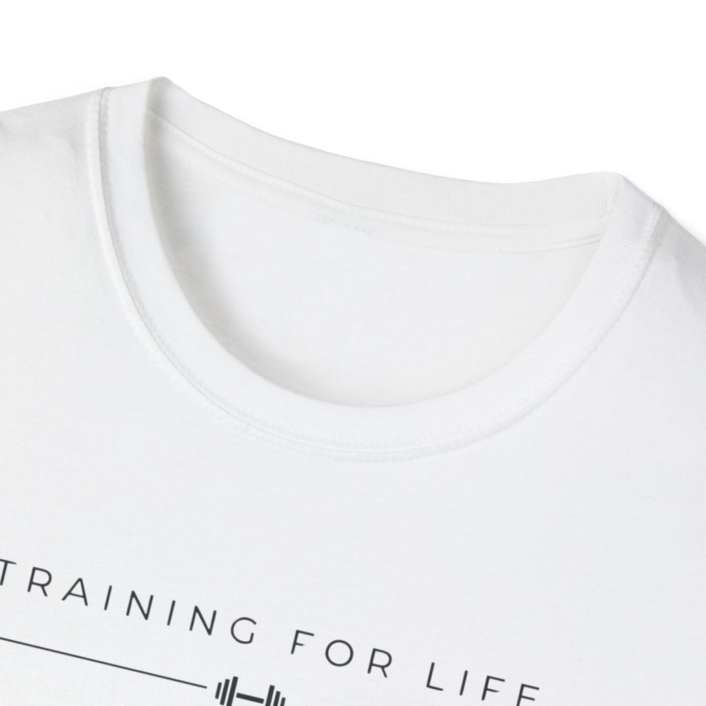 Training for life Barbell T-Shirt
