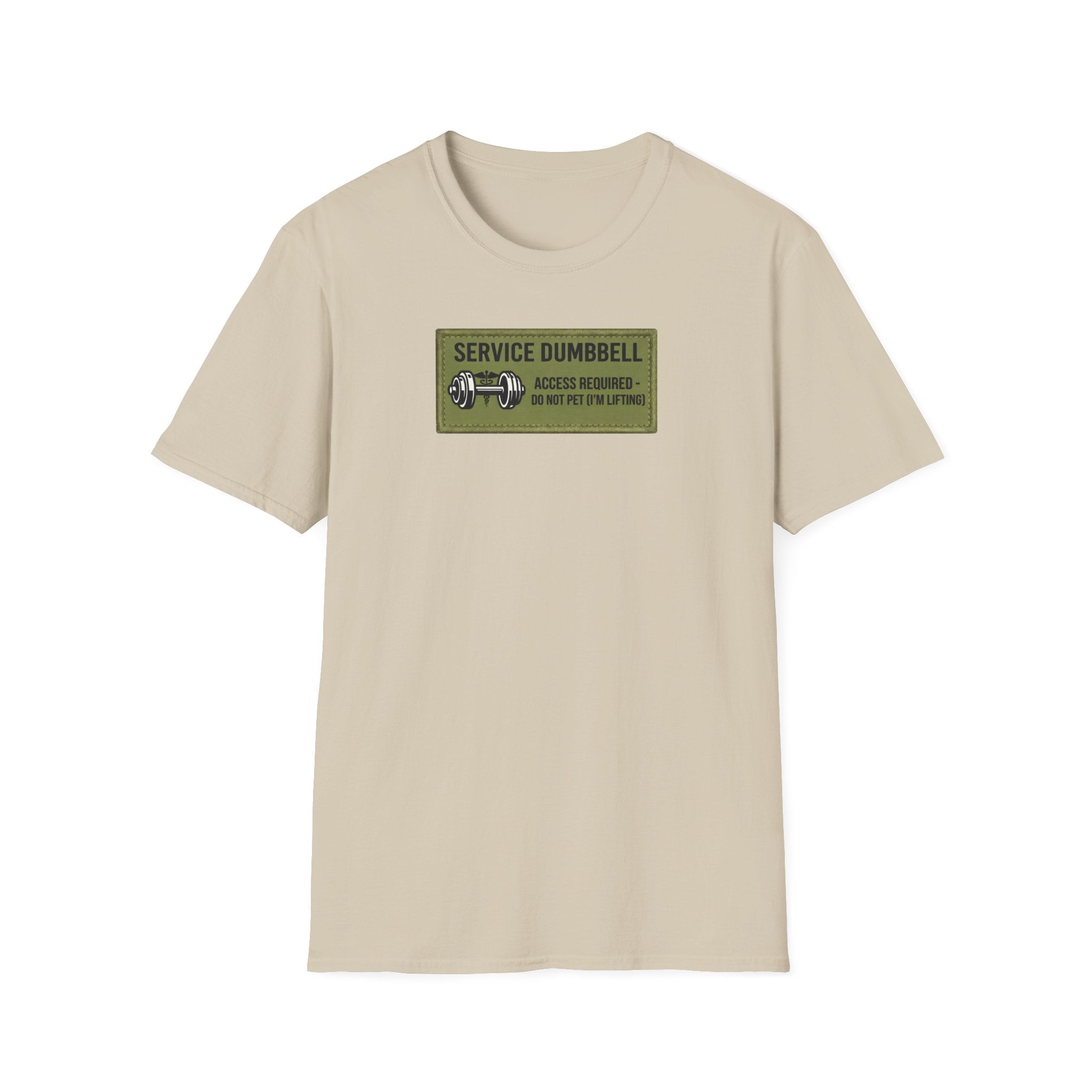 Service Dumbbell patch T-Shirt
