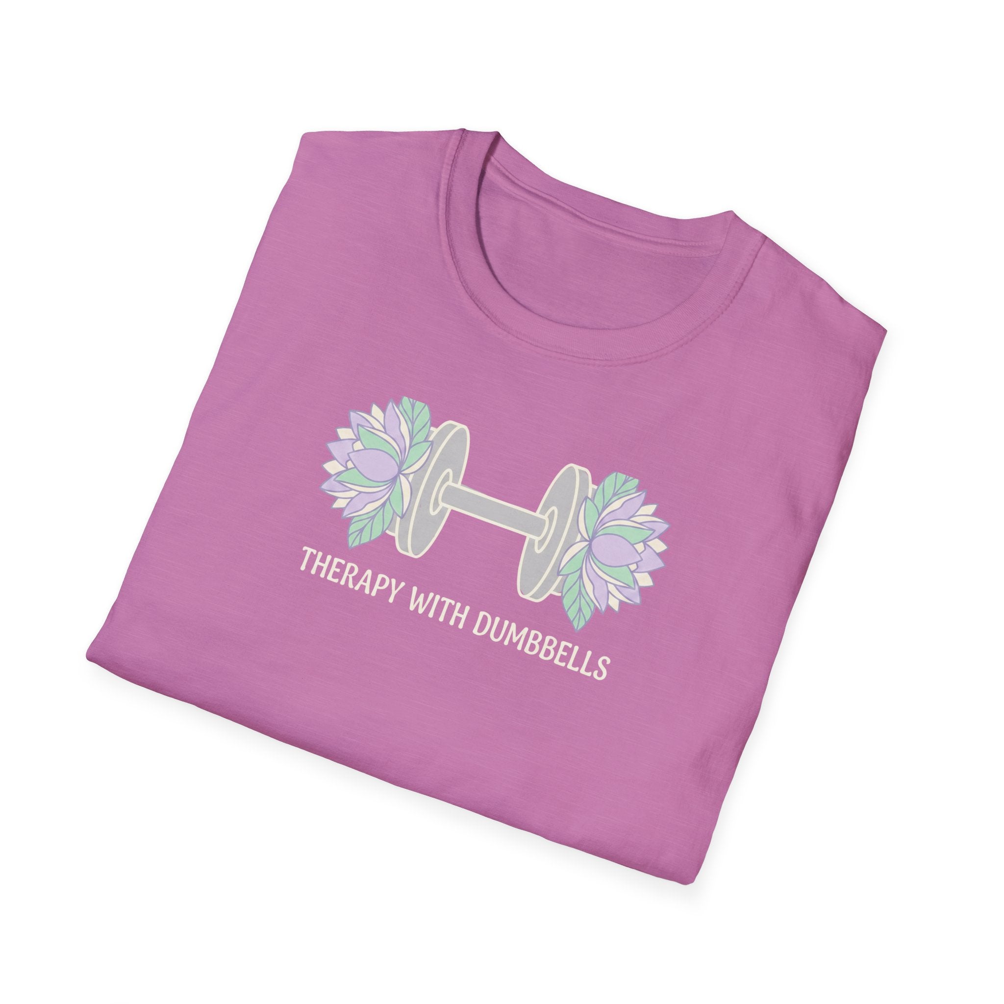 Therapy with Dumbbells Dark versionT-Shirt