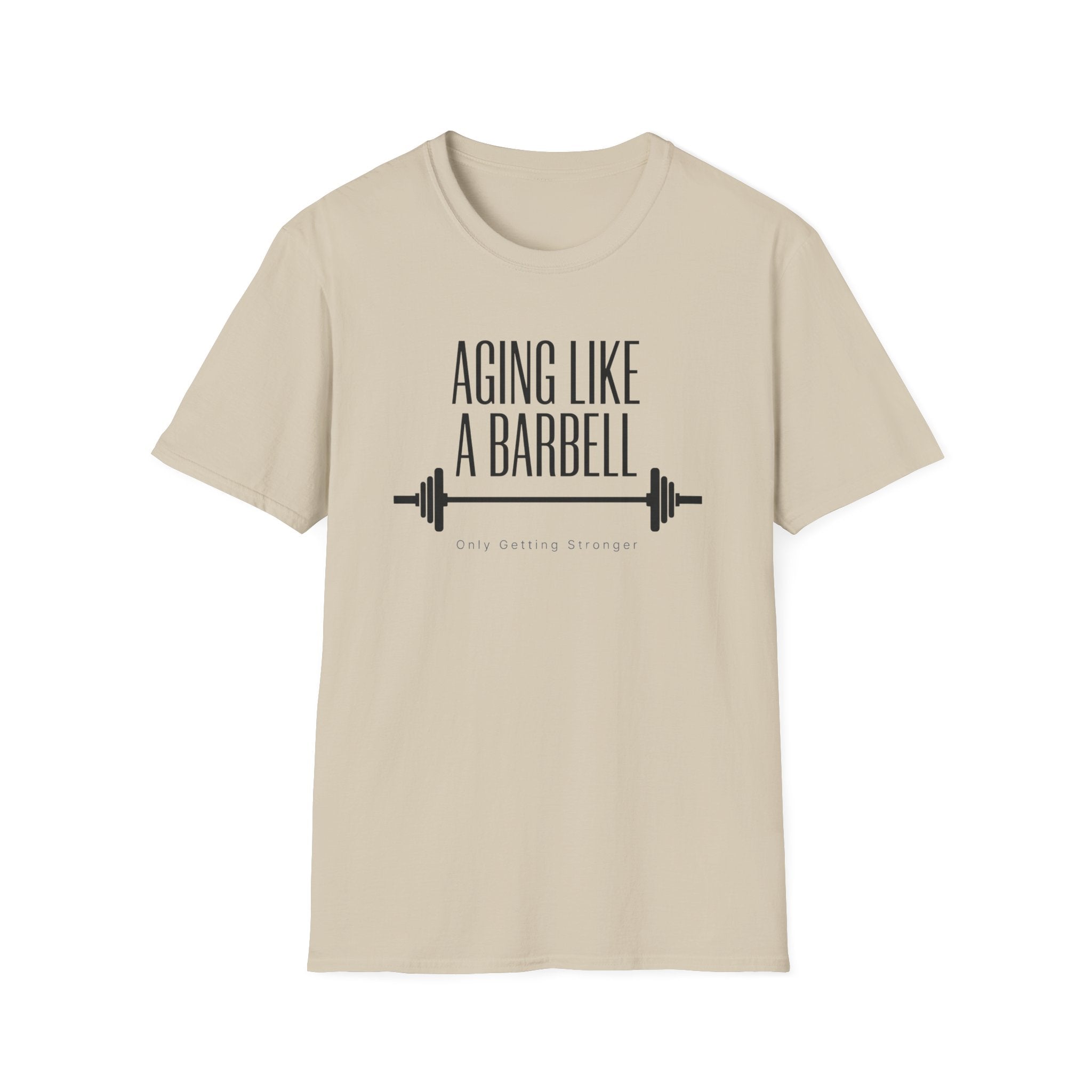 Aging Like a Barbell T-Shirt 1