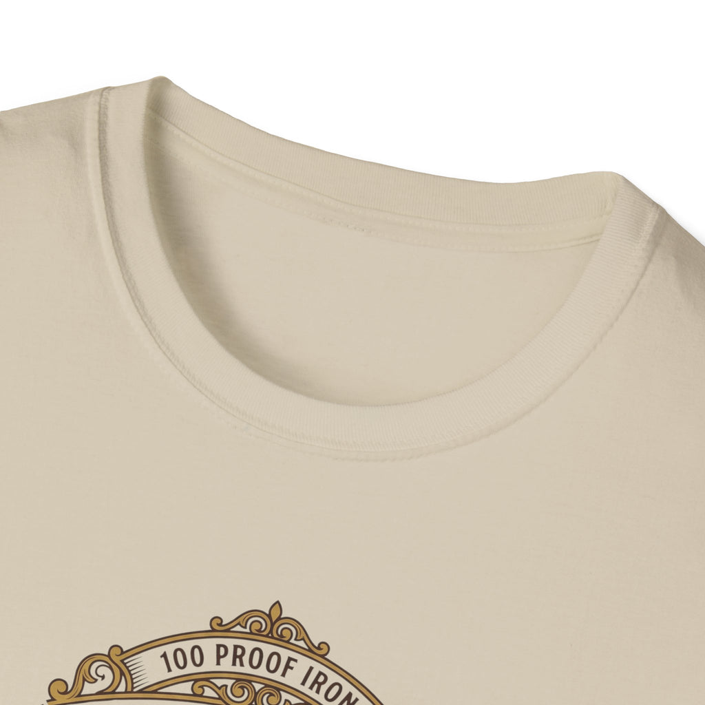 Aging like a Barbell crest logo t-shirt