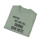 We are doing our best light T-Shirt