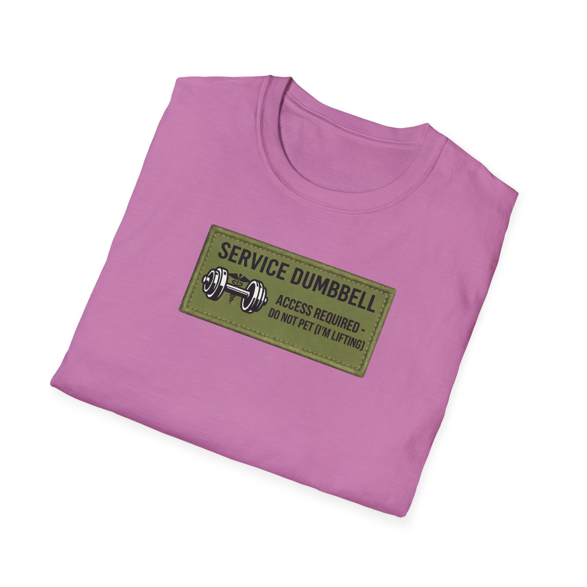 Service Dumbbell patch T-Shirt