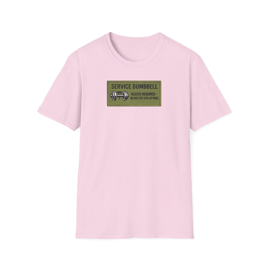 Service Dumbbell patch T-Shirt