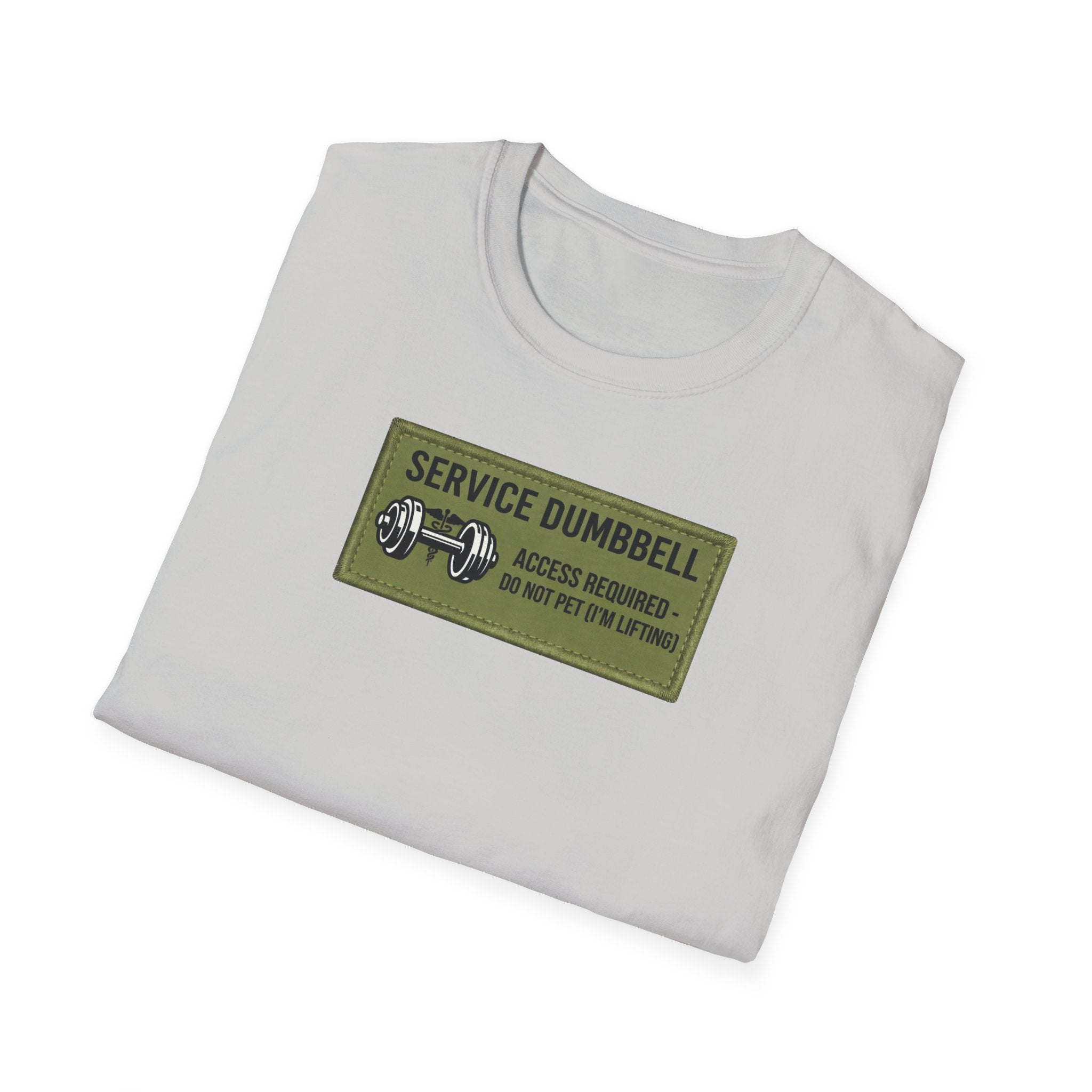 Service Dumbbell patch T-Shirt