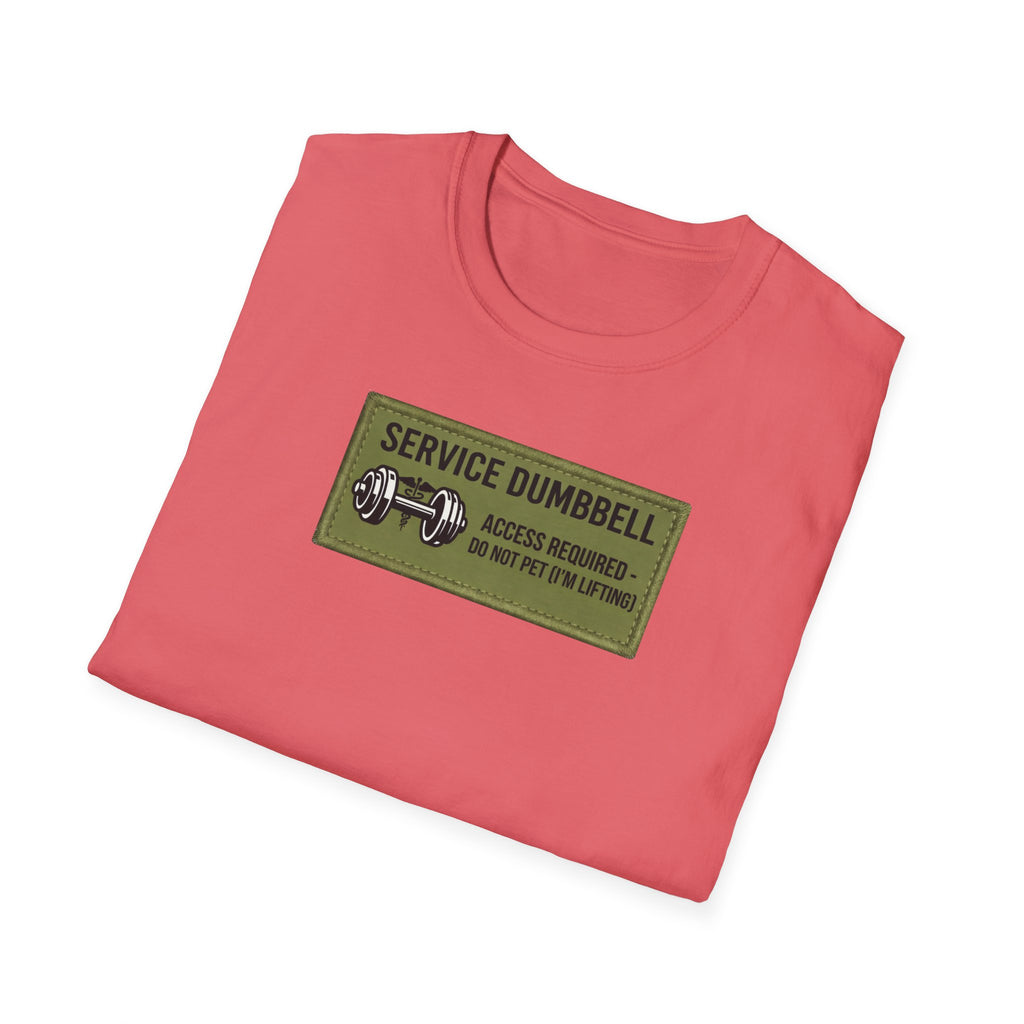 Service Dumbbell patch T-Shirt