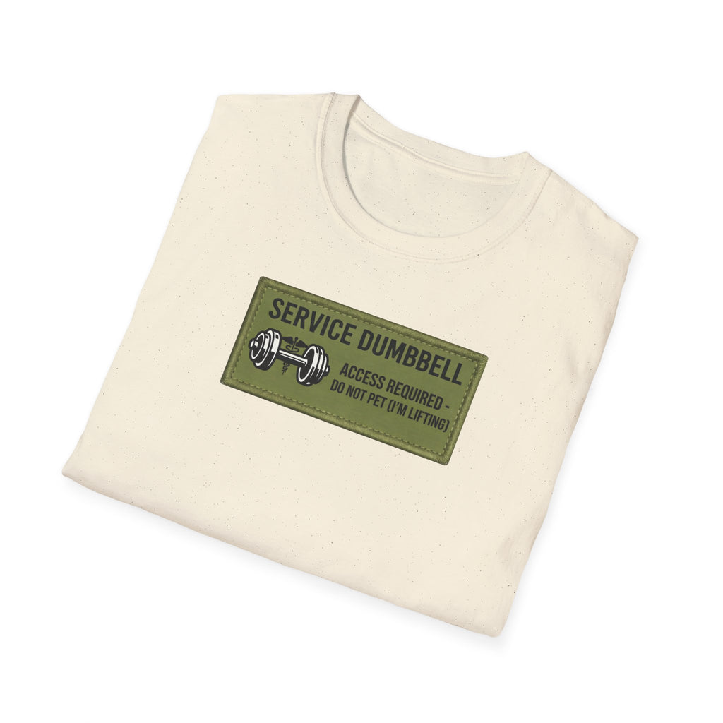 Service Dumbbell patch T-Shirt