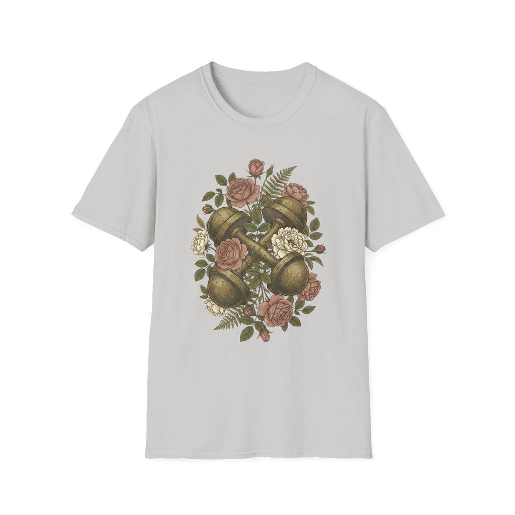 Floral Dumbbells T-Shirt