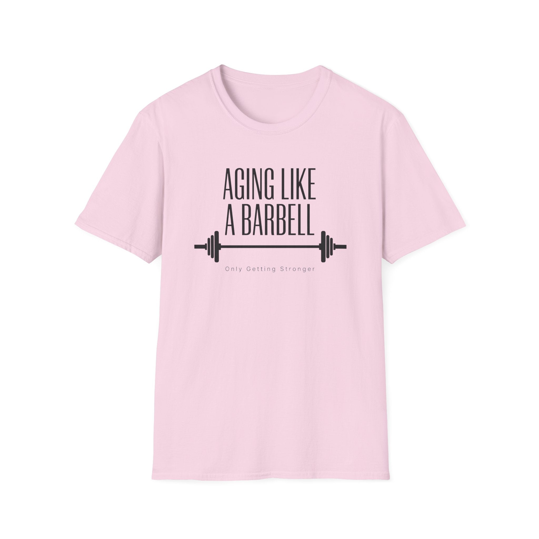 Aging Like a Barbell T-Shirt 1