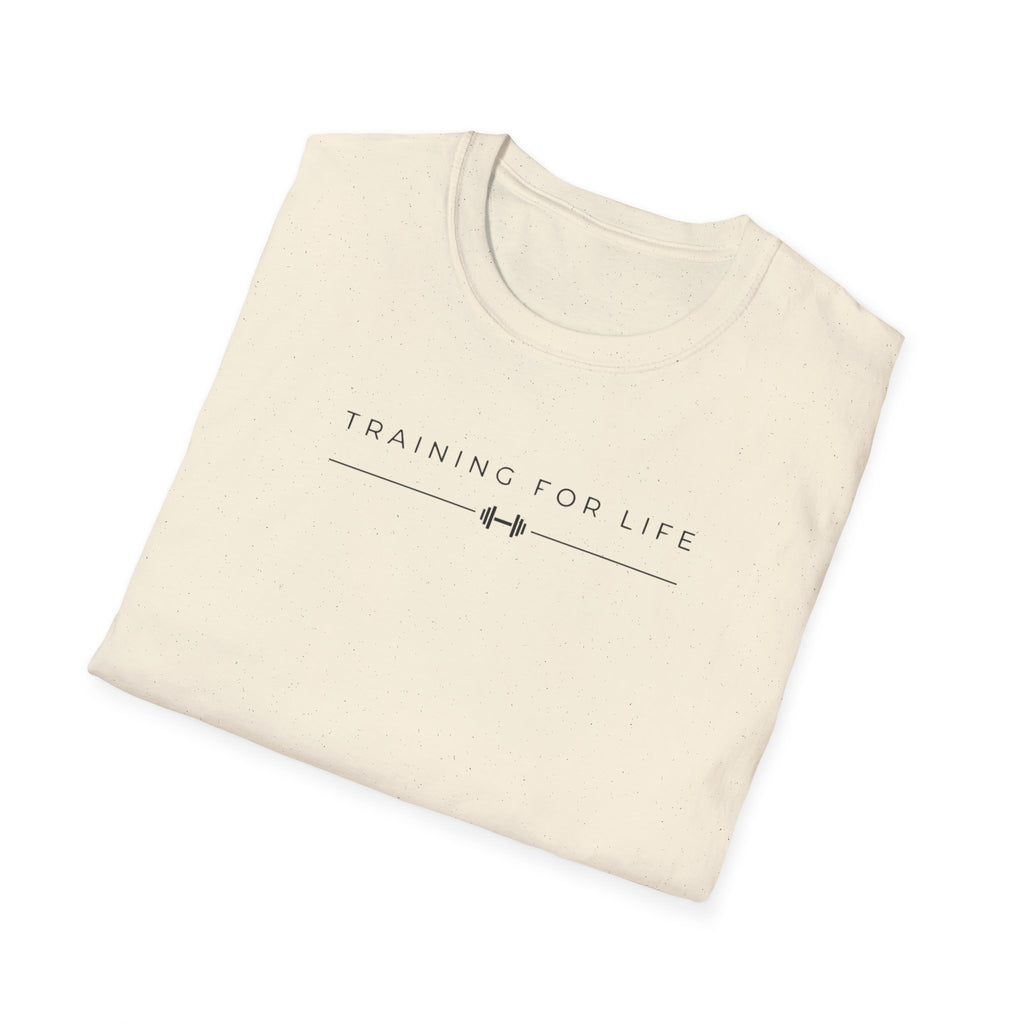 Training for life Barbell T-Shirt