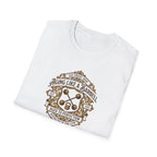 Aging like a Barbell crest logo t-shirt