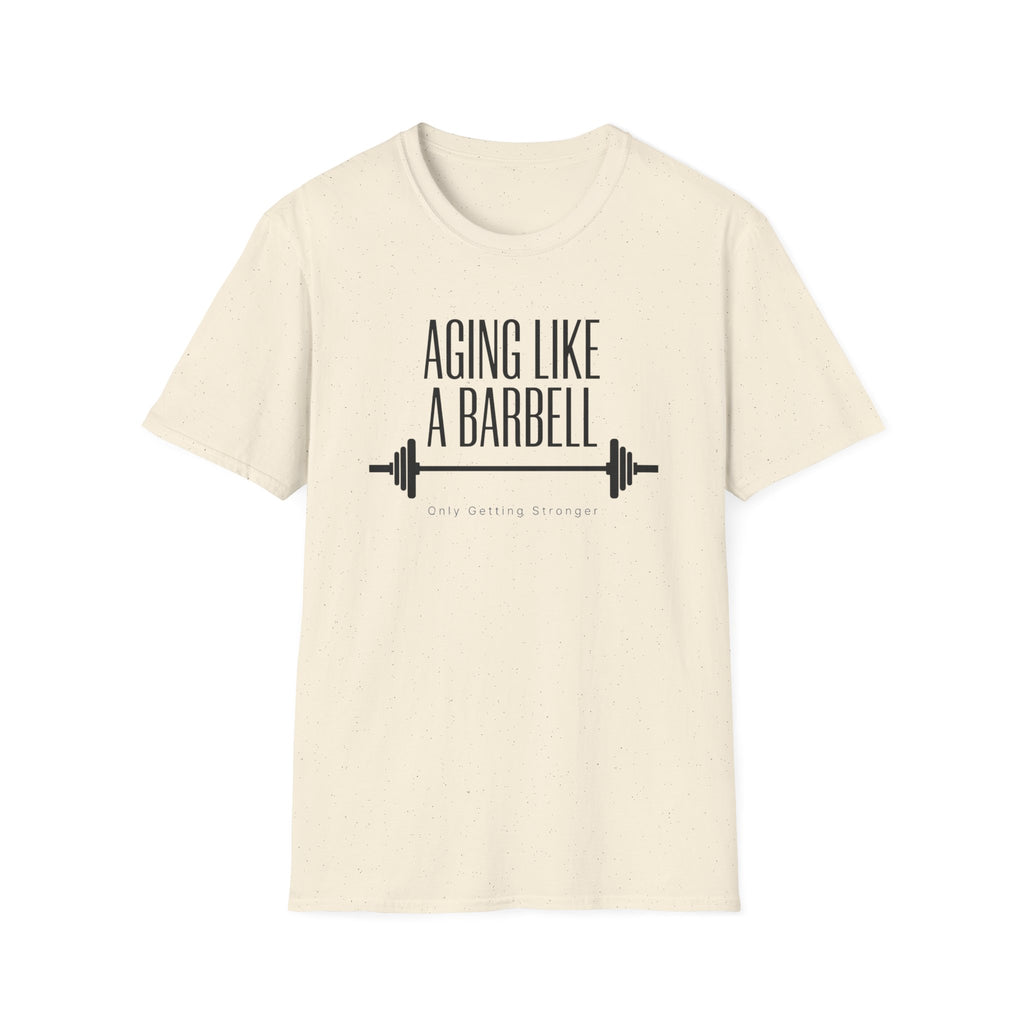 Aging Like a Barbell T-Shirt 1