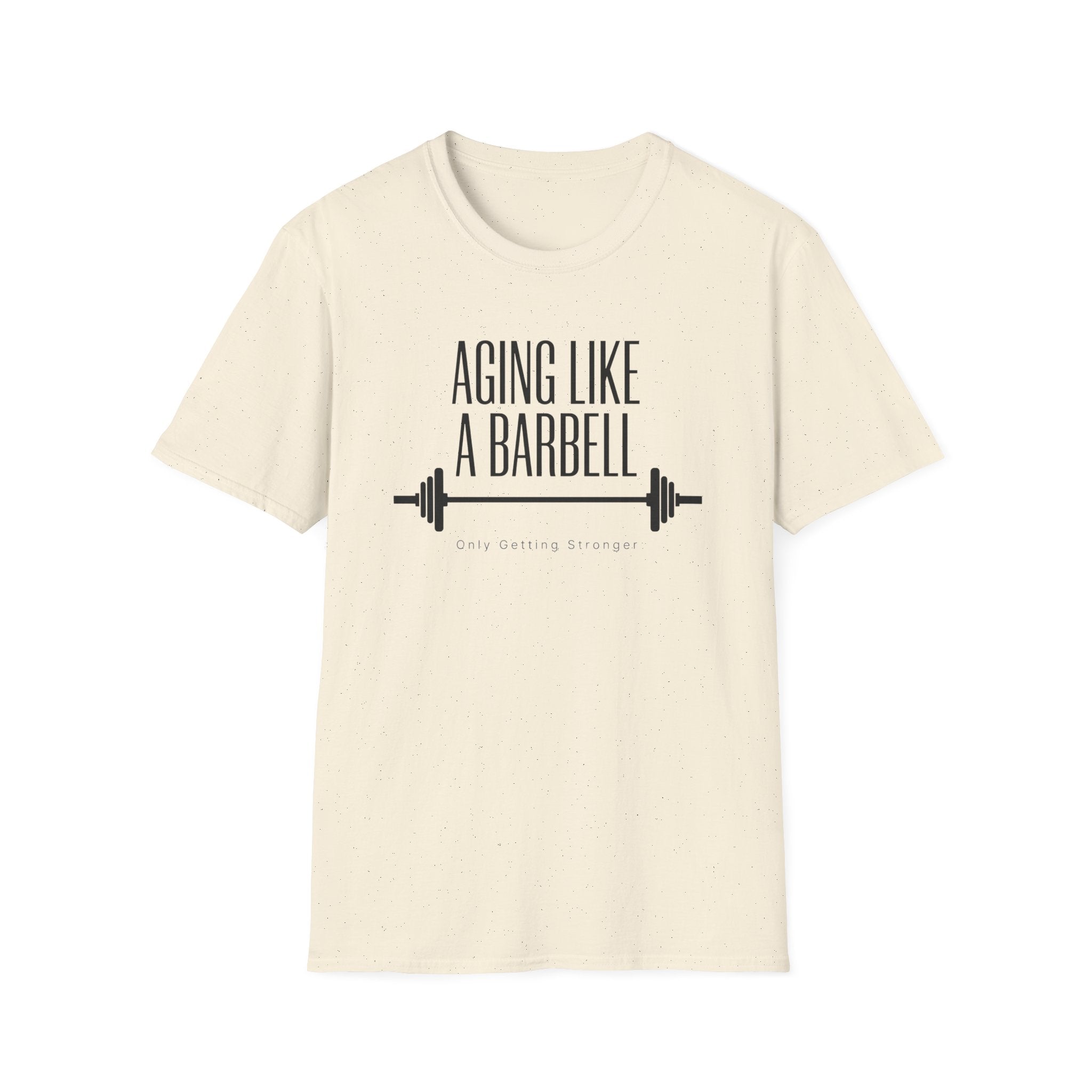Aging Like a Barbell T-Shirt 1