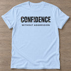 Light Blue Grace Over Force T-shirt — rest and recovery design, for women who train